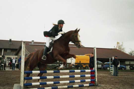 Isabell mit Winnetou